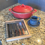 La Côte Homeware Designs 5 Piece Pakka Wood Steak Knife Set with Dutch Oven - thumbnail 1 of 15