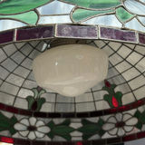 Stained Glass Hanging Light Fixture - thumbnail 8 of 10