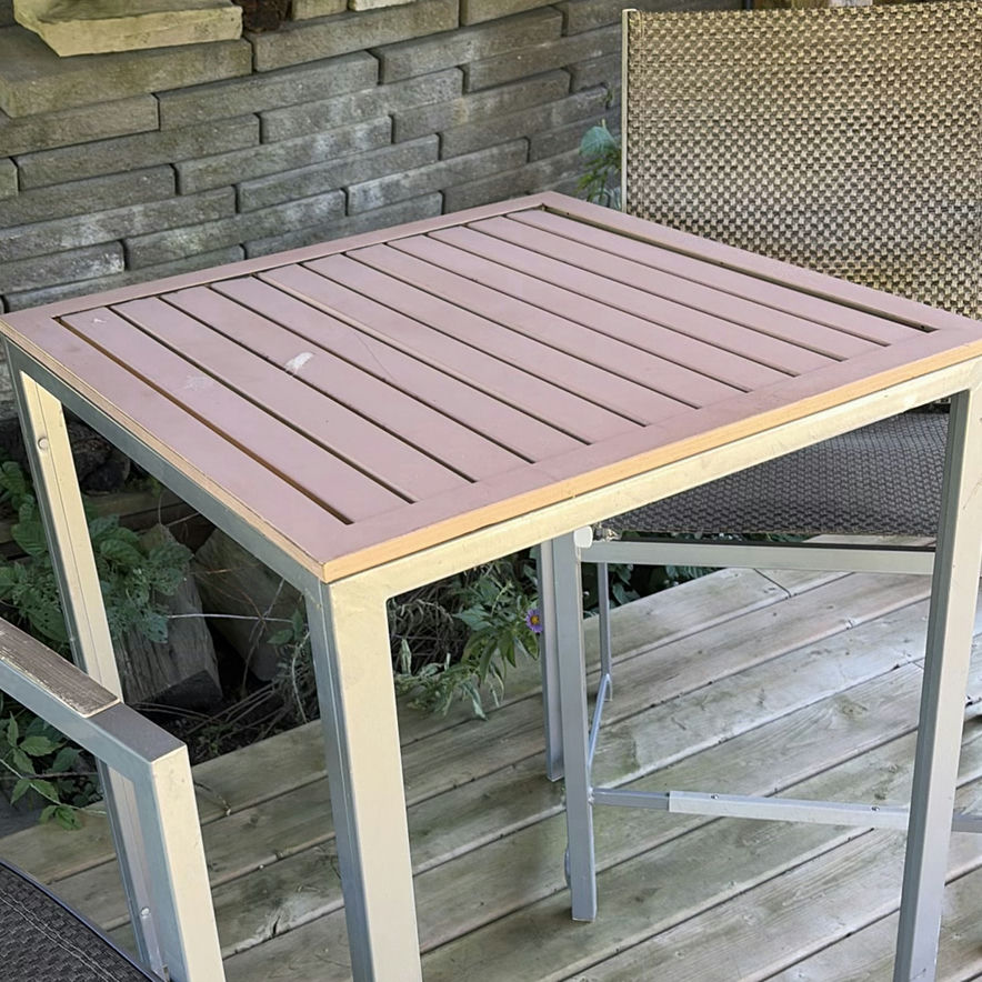 Outdoor Bar Table and Two Chairs - image 9 of 14