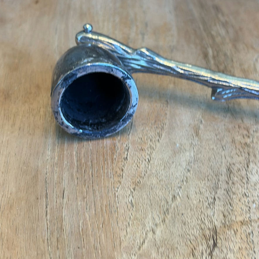 Wood Candle Holders and Metal Candle Snuffer - image 3 of 12