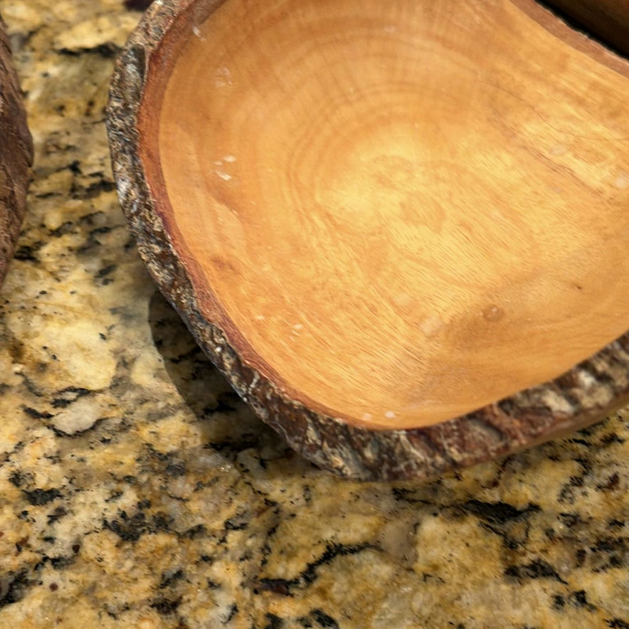 Wood Serving Tray and Bowls Set - image 5 of 9