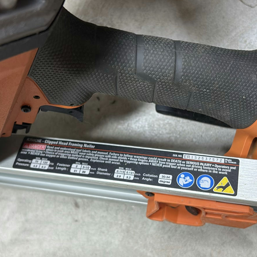 RIDGID Framing Nailer with Collated Framing Nails - image 8 of 9