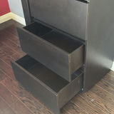 Black Five-Drawer Chest Dresser - thumbnail 6 of 8