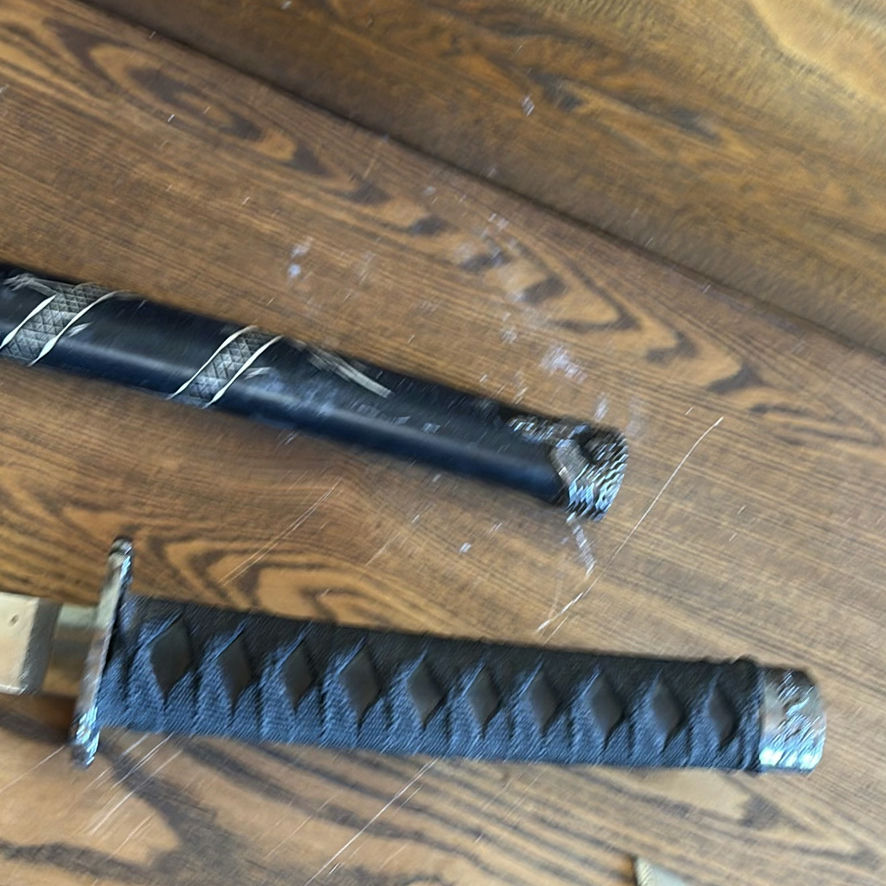 Decorative Samurai Sword and Short Sword Set - image 7 of 11