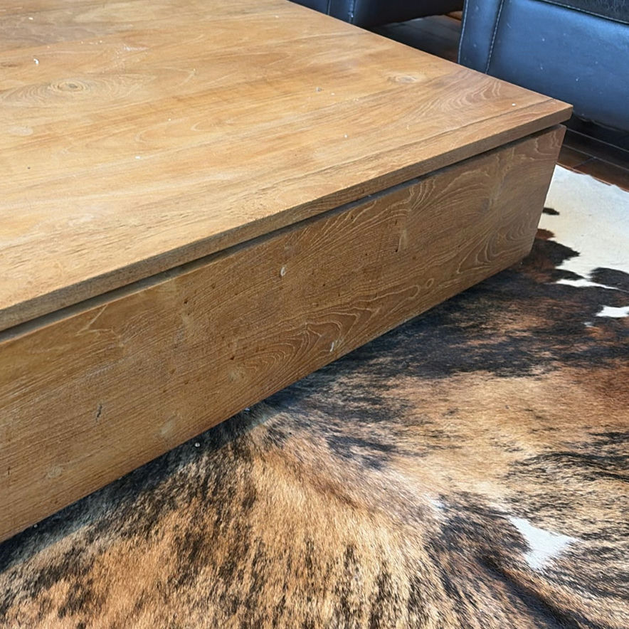 Wood Coffee Table with Storage Drawers - image 11 of 15