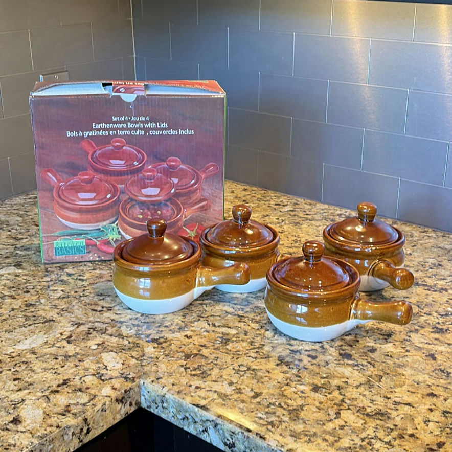 Set of 8 French Onion Soup Bowls - image 1 of 9