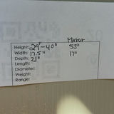 Framed Floor Mirror and Wire Basket Storage Drawer Units - thumbnail 9 of 9