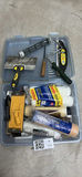 Painting and Drywall Tools with Paint Rollers and Sandpaper - thumbnail 1 of 9