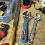 Assorted Hand Tools, Staple Gun, Work Light, and Tool Organizer - thumbnail 7 of 7