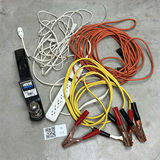 REESE Trailer Hitch 2" Ball Mount, Jumper Cables, Extension Cords, and Power Strip - thumbnail 1 of 8