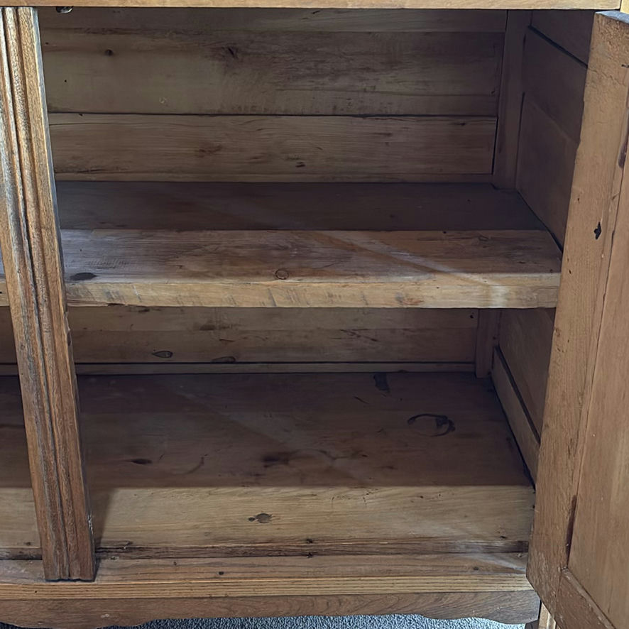 Wood Cabinet with Decorative Backboard and Drawer - image 6 of 19