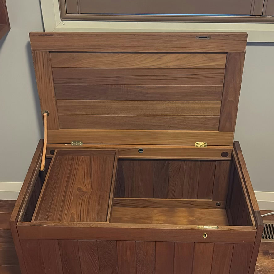 Wooden Storage Chest - image 4 of 9