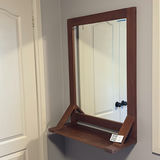 Wood Framed Wall Mirror With Shelf - thumbnail 4 of 7