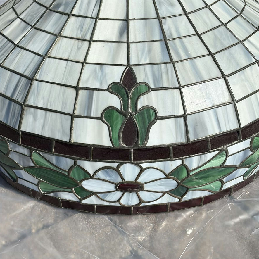 Stained Glass Hanging Light Fixture - image 2 of 10