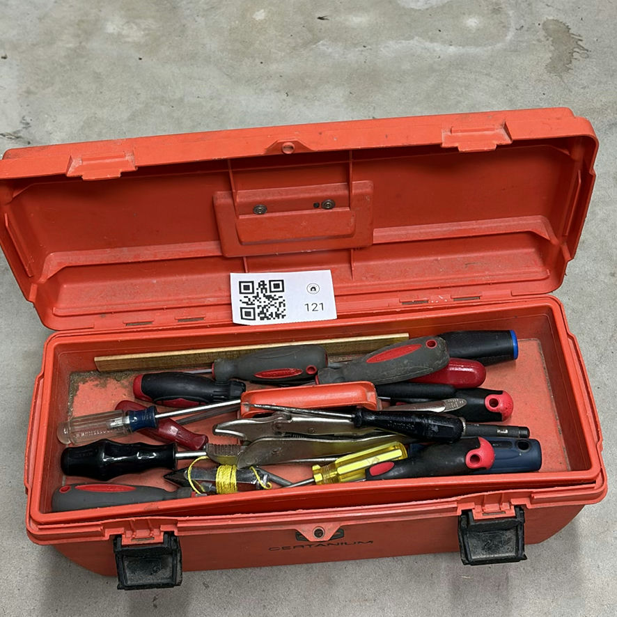 Toolbox with Hand Tools - image 1 of 6