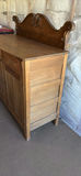 Wood Cabinet with Decorative Backboard and Drawer - thumbnail 14 of 19