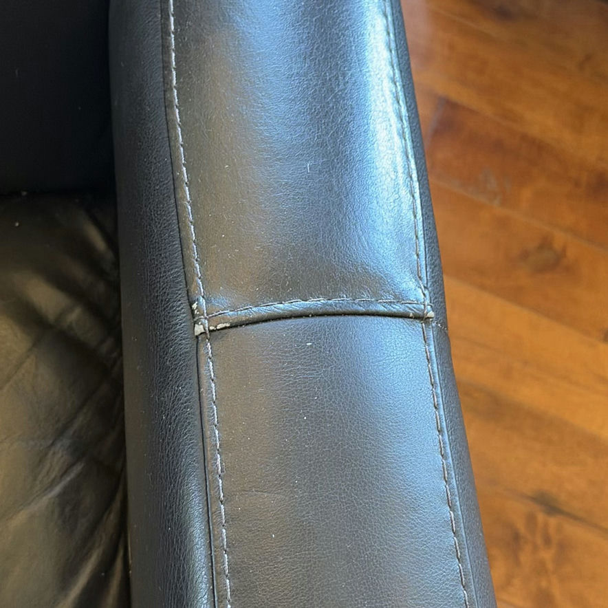 Black Leather Armchair - image 8 of 13