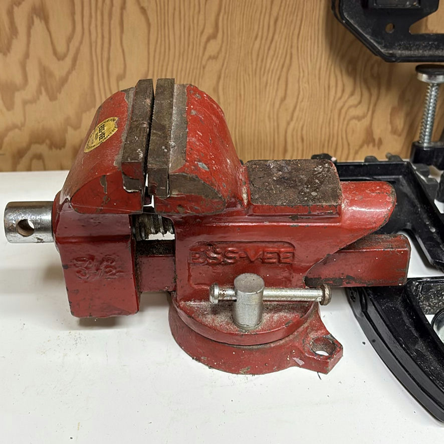 Bench Vise, Corner Clamps, and Husky Pliers Set - image 3 of 7