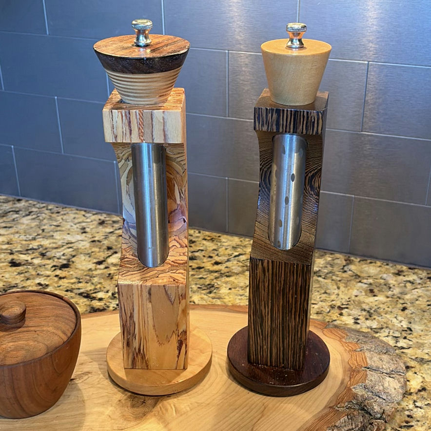 Handcrafted Wooden Kitchen Decor Set - image 2 of 21