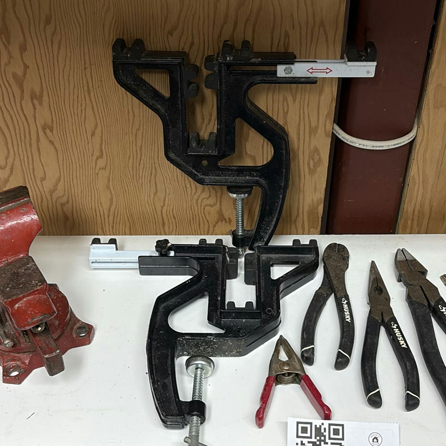 Bench Vise, Corner Clamps, and Husky Pliers Set - image 4 of 7