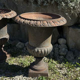 Pair of Cast Iron Garden Urns - thumbnail 2 of 12