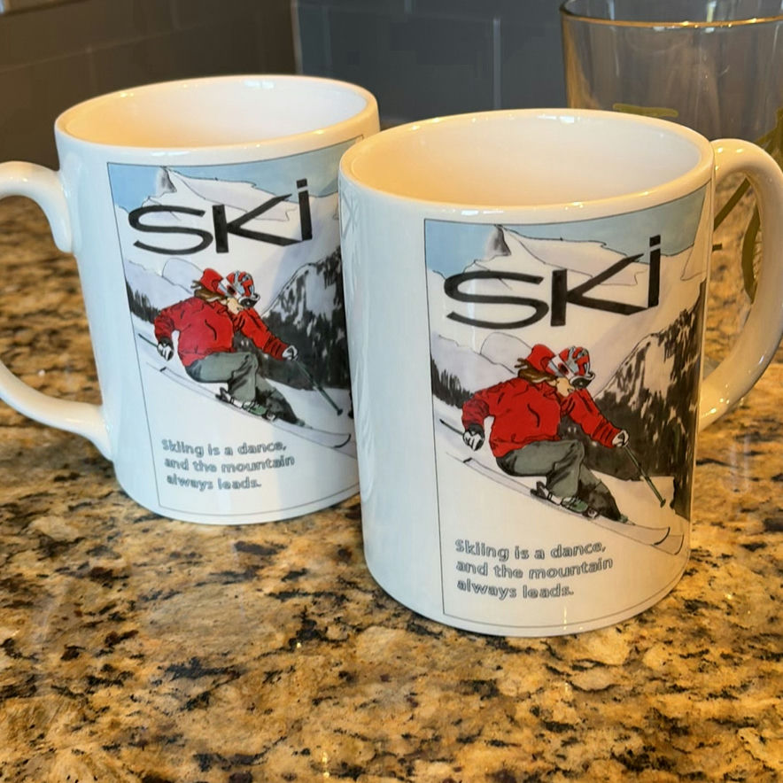 Assorted Ski and Bicycle Themed Mugs and Drinking Glasses - image 4 of 7