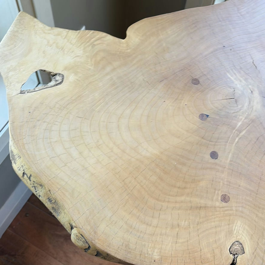 Live Edge Wooden Table - image 7 of 11