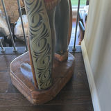 Large Carved Native American Figure Statue - thumbnail 14 of 15