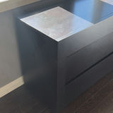 Black Three-Drawer Dresser - thumbnail 2 of 13