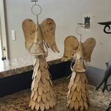 Rustic Holiday Decor Assortment with Angels, Reindeer, and Candle Holders - thumbnail 14 of 23