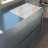 Black Three-Drawer Dresser - thumbnail 3 of 13