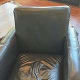 Black Leather Armchair - thumbnail 2 of 11