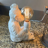 Monkey Table Lamp and Cage Style Lamp - thumbnail 5 of 9