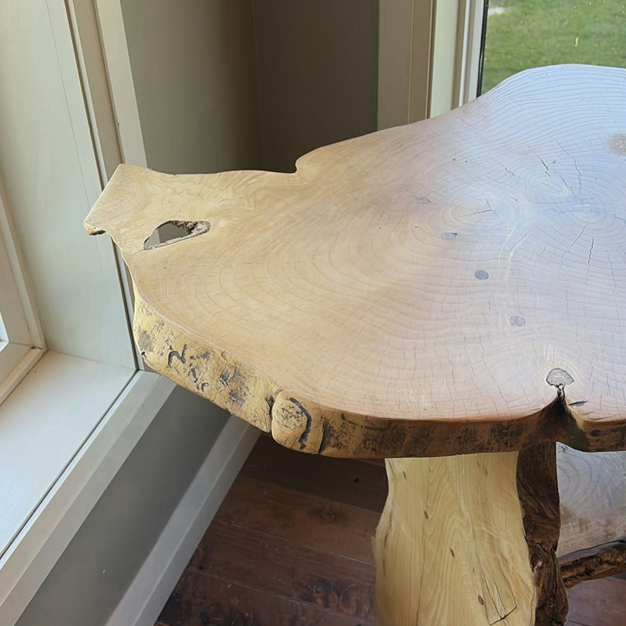 Live Edge Wooden Table - image 2 of 11