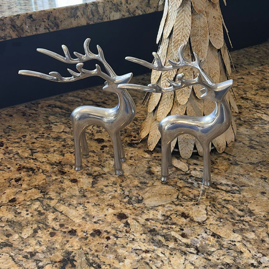 Rustic Holiday Decor Assortment with Angels, Reindeer, and Candle Holders - image 13 of 23