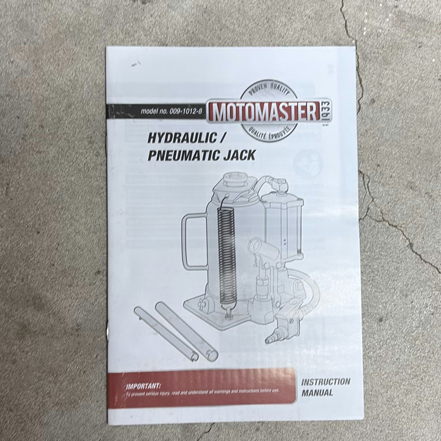 MotoMaster Hydraulic/Pneumatic Jack 20 Ton - image 3 of 8