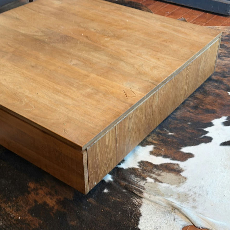 Wood Coffee Table with Storage Drawers - image 12 of 15