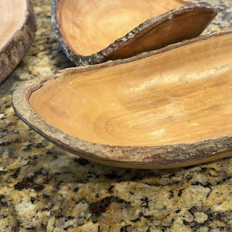 Wood Serving Tray and Bowls Set - image 8 of 9