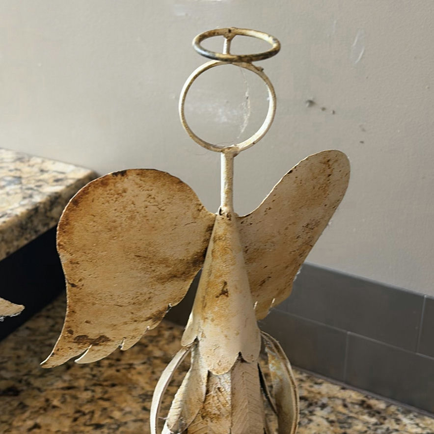 Rustic Holiday Decor Assortment with Angels, Reindeer, and Candle Holders - image 21 of 23
