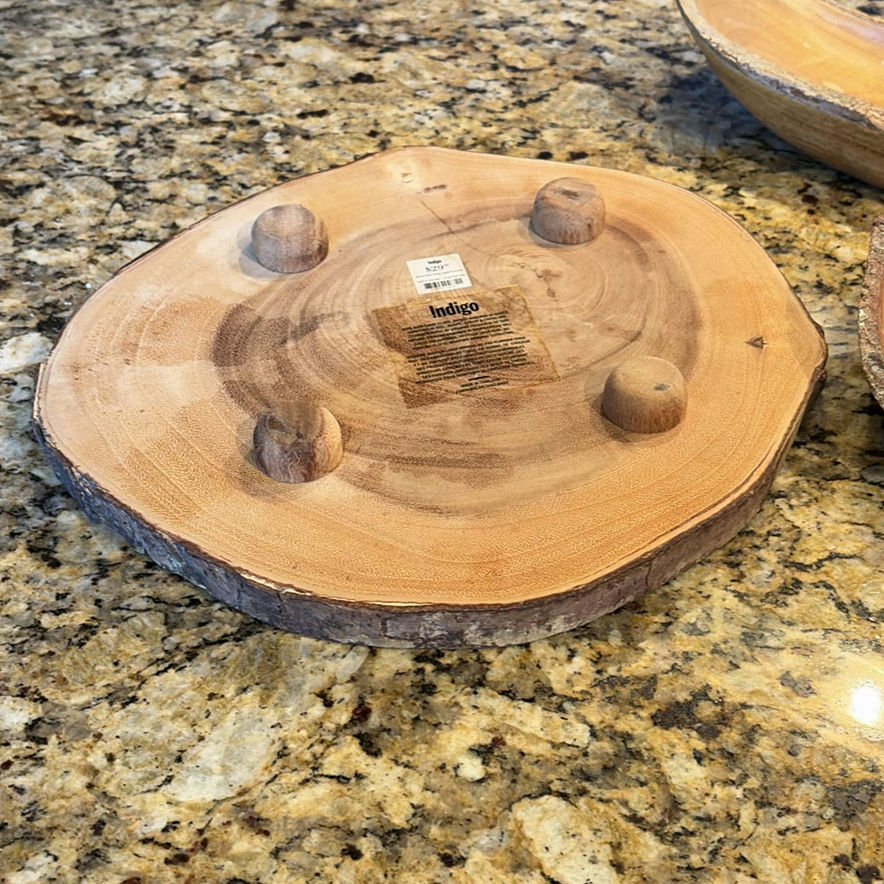 Wood Serving Tray and Bowls Set - image 3 of 9