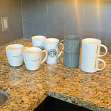 Set of Eight Starbucks Coffee Mugs and Cups - thumbnail 1 of 7