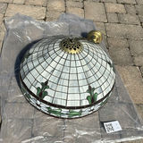 Stained Glass Hanging Light Fixture - thumbnail 1 of 10