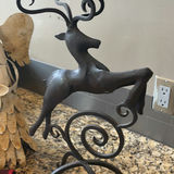 Rustic Holiday Decor Assortment with Angels, Reindeer, and Candle Holders - thumbnail 8 of 23