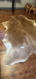 Brown and White Cowhide Rug - thumbnail 2 of 12