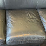 Black Three-Seat Leather Sofa - thumbnail 14 of 18