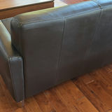 Black Three-Seat Leather Sofa - thumbnail 8 of 18