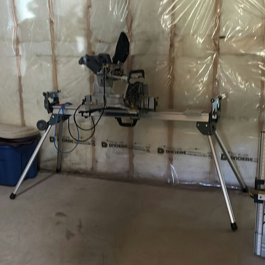 Bosch GTA3800 Miter Saw Stand and Mastercraft Maximum 12-Inch Sliding Compound Miter Saw - image 1 of 11