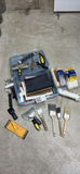 Painting and Drywall Tools with Paint Rollers and Sandpaper - thumbnail 2 of 9