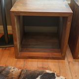 Pair of Wooden Cube Side Tables - thumbnail 3 of 12