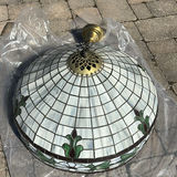Stained Glass Hanging Light Fixture - thumbnail 10 of 10